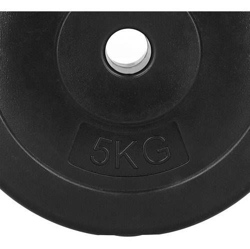 Imagen 3 de 8 de Pesa Disco Revestido 5.00kg Para Barra Mancuerna Crazy Line