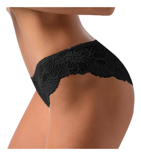 Bragas De Mujer Con Bonito Diseño De Lazo, Encaje Completo,