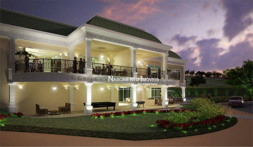 Terreno Amplo À Venda, Condomínio Fechado, 1404 M² Por R$ 1.650.000 - Loteamento Mont Blanc Residence - Campinas/sp - Te0045