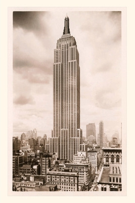 Libro Vintage Journal Empire State Building - Found Image...