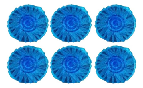 Pack 6 Pastillas Limpiadoras Para Baño Azul