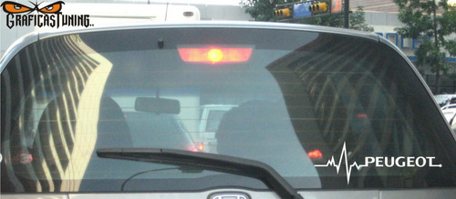 Imagen 4 de 4 de Calco Peugeot En Mi Sangre 20 X 7 Cm - Graficastuning