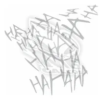 Comprar Calco Sticker Ha Ha Ha Joker Tatoo Plotter