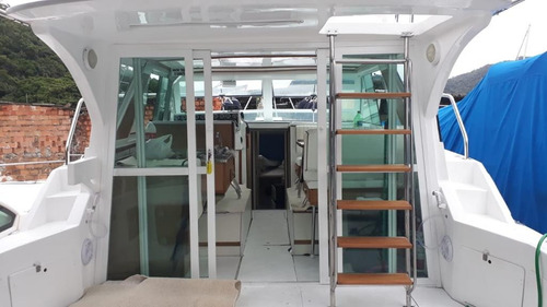 Imagem 5 de 14 de Carbrasmar Pesca 37 Volvo Penta Tamd 60c 2x280hp 1975 Caiera
