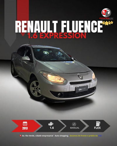 Renault Fluence 1.6 EXPRESSION 16V FLEX 4P MANUAL
