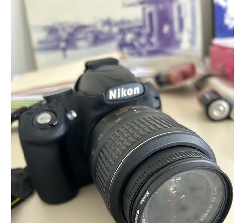  Nikon Kit D3100 +  Lente 18-55mm Vr Dslr Color  Negro