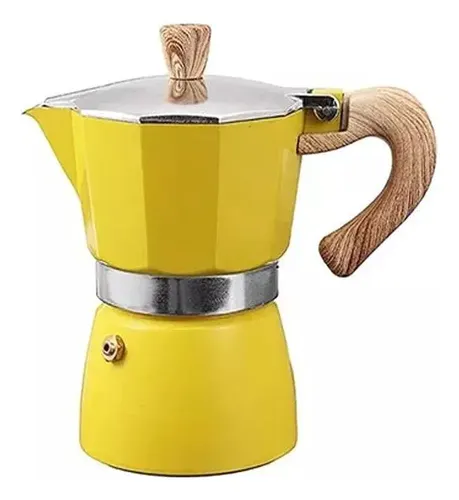 Caffettiera Moka Espresso Orton 300 Ml - In Alluminio, Colore Rosa, Per Stufa E Fuochi