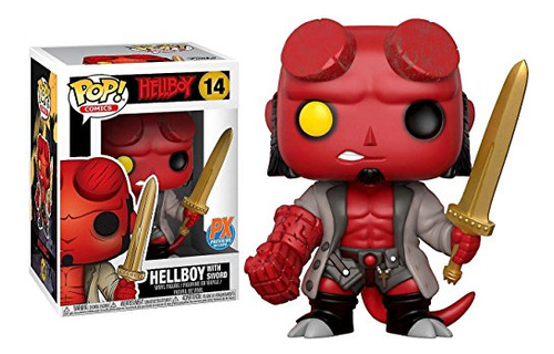 Funko Pop! Cómics: Hellboy - Hellboy Con La Figura De T8tzg