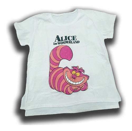 Remera Gato Alice In Wonderland Nevada Lupe Store