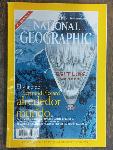 National Geographic Nº 3 * Viaje Piccard * Septiembre 1999 *