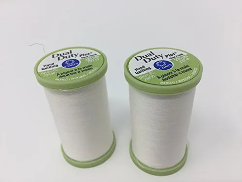Hilo Para Acolchar A Mano Coats Dual Duty Plus, Color Blanco
