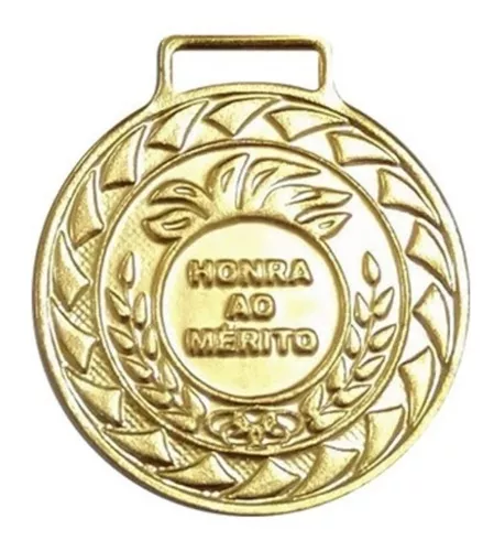 MEDALHAS ESPORTIVAS PREMIAÇÃO HONRA AO MÉRITO 36 MM - CRESPAR