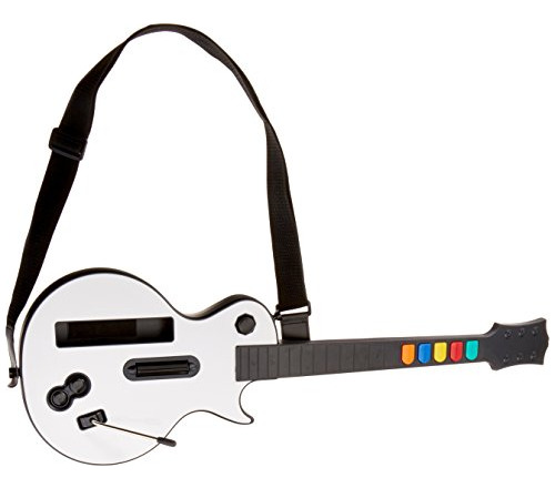 Guitarra Inalámbrica Para Wii Guitar Hero Y Juegos De Rock B