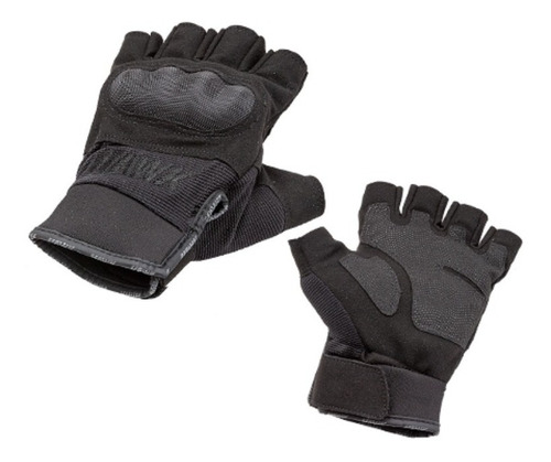 Guantes Para Moto Dedo Corto Hawk Army Black Short Finger