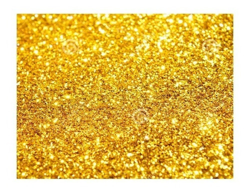 Glitter Em Pó Ouro - 1 Pacote C/ 500 Gramas