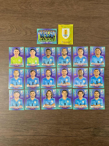 Figuritas Uruguay Azul Qatar 2022 (versión Brasil)