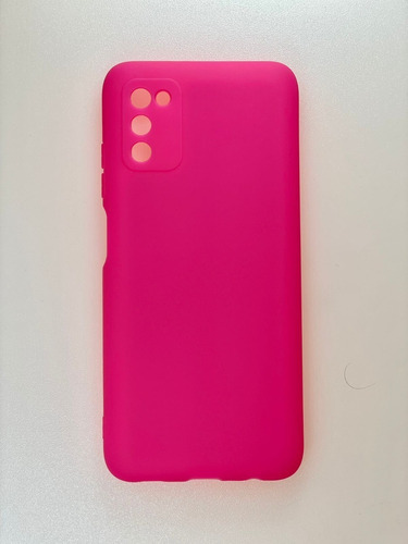 Case Capinha Case Ccs Aveludada Para Samsung Galaxy Cor Pink Galaxy A03s