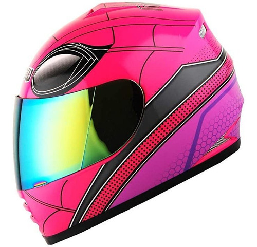 Casco Integral Wow Para Motocicleta, Bicicleta Urbana Bmx M.