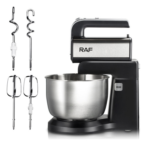 Batidora de pie Raf R6652 negra 220 V