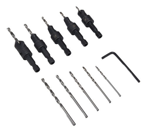 Kit De Herramientas Para Taladrar Chaflanes, Juego De Brocas