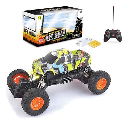 Jeep Radio Control Rueda Monster Multi Terreno Suspension