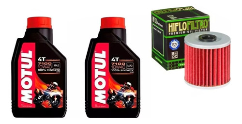 Kit Service Aceite 7100 + Filtro Hiflo Suzuki Rmz 450 Fas