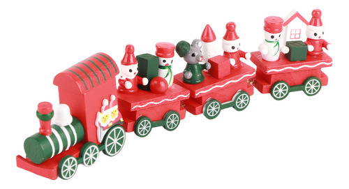 Juego De Juguetes Navideños Con Maqueta De Tren, Dibujos Ani