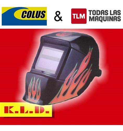 Mascara Careta Fotosensible Tig Mig Kld Inverter A Bateria