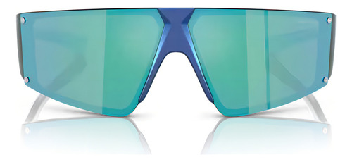 Anteojos Lentes De Sol Biosustentable Arnette Saturnya An4332 291855 - 69 Azul Espejado Xxl