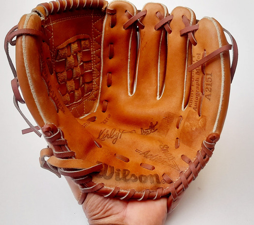 Guantes De Beisbol Wilson Cuero Natural  Tall M. M Izquierda