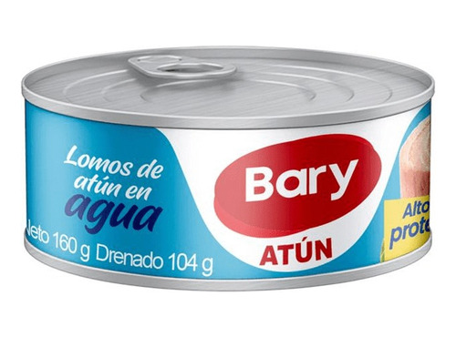 Atun Bary Lomos En Agua 160g - g a $50