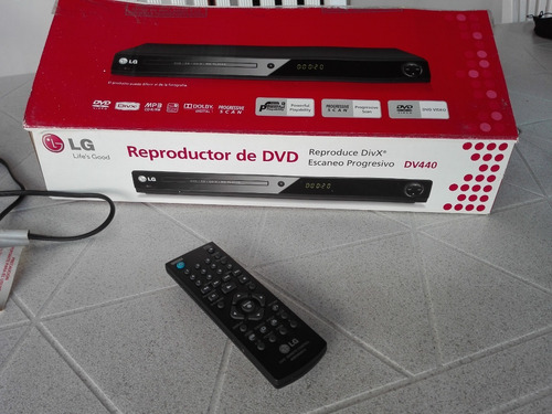 Reproductos Dvd LG Dv 440 - Con Caja Ctrl Remoto-usado- Leer