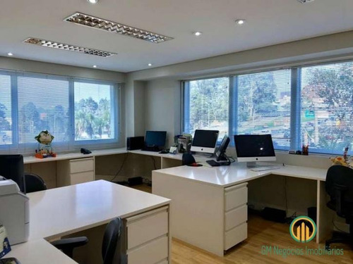 Imagem 2 de 15 de The Square (bloco A - Salas 110/111) Sala Dupla, Mobiliada, Linda! - M540