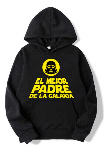 Poleron Dia Padre Regalo Papa Galaxia Star War Moda Unisex