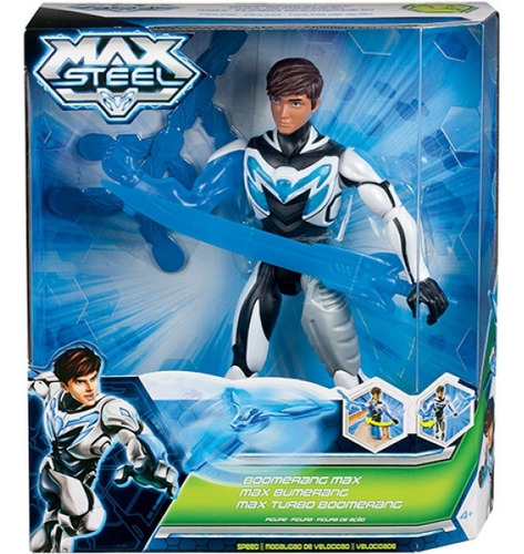 Max Steel Turbo Boomerang Con Accesorios - Envio Gratis