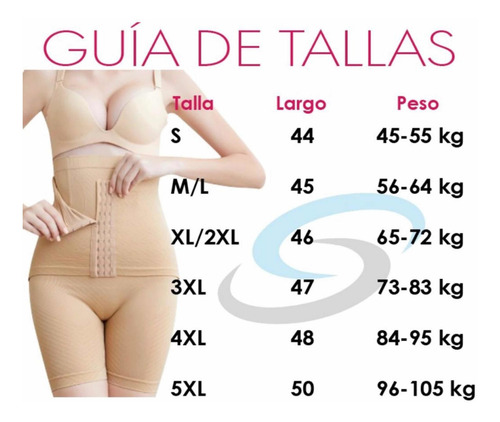 Imagen 10 de 10 de Panty Faja Short Reductora Moldeadora Doble Compresión G 114