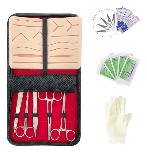 Pad Práctica Sutura E Insiciones Kit Modelos Anatomicos