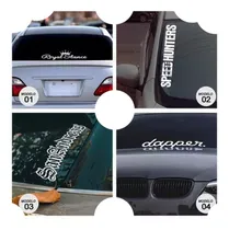 Comprar Calco Auto Parabrisas Sticker Vinilo Tunning Varios Modelos