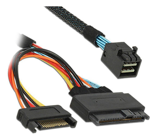3 Cables Sas Hd Integrados De 12 G A U.2, Sff-8643 A Sff-863