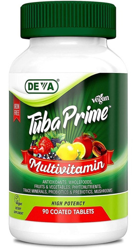 Multivitaminico Vegano Deva - Unid - Unidad a $3222