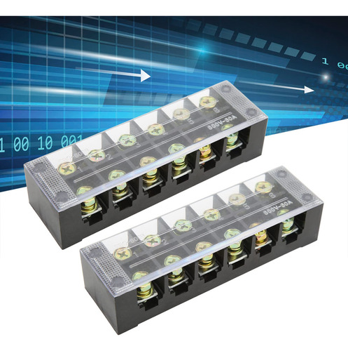 Bloque De Tira De Terminales 600v 60a 6 Posiciones