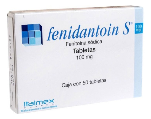 Fenidantoin S 100 Mg Caja Con 50 Tabletas