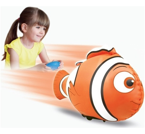 Inflable Disney Nemo Con Sonido Radio Control 60cm Gat 91844