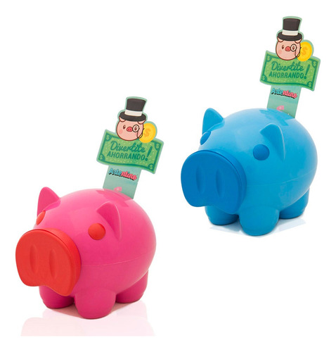 Imagen 1 de 7 de Por Mayor 12 Chancho Alcancía Infantil Souvenir Regalo Niños