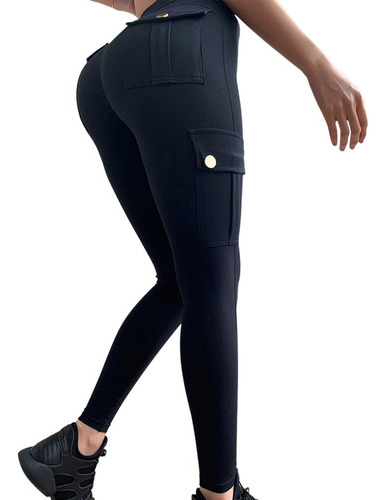 Pantalones Tipo Cargo Para Mujer, Leggings Deportivos, Talla