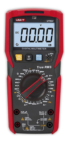 Multimetro Digital Uni-t Ut89x Ncv Transistores Temperatura