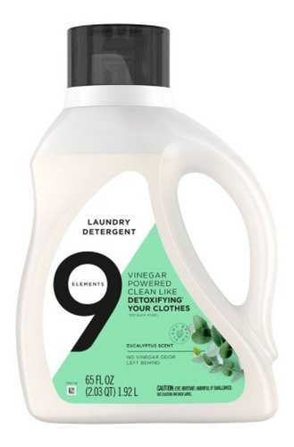 Detergente Líquido 9 Elements Eucalipto 1.92l