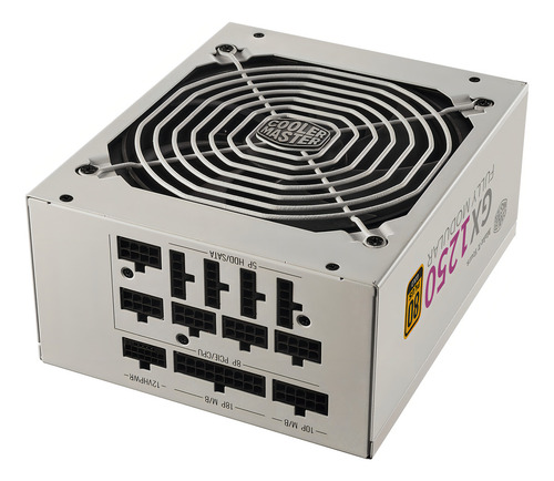 Fonte Cooler Master Gx Gold 1250w 80plus Full Modular Branca