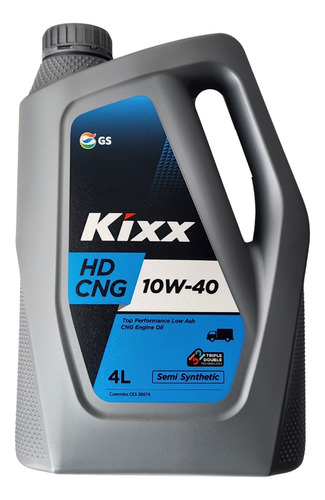 Aceite Kixx 10w-40 Para Motores A Gas Natural Semi Sintético