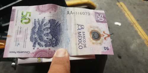 Billete De 50 Nuevos Pesos Mexicanos 
